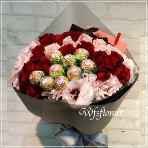 F117金莎玫瑰花束情人花束生日花束台南代客送花
