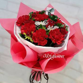 F119溫馨的祝福母親節花束康乃馨花束