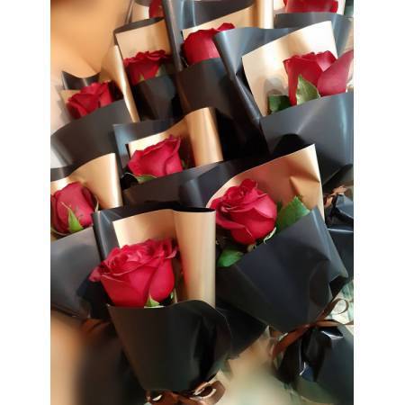A021單朵玫瑰花包裝