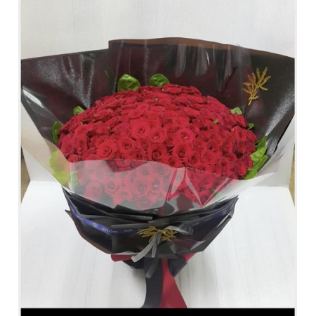 A014紅玫瑰花束