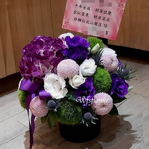 D117駿業宏開高貴桌花開幕落成榮升台南市花店