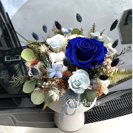 J101永生花盆花開幕賀禮台南市花店