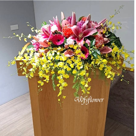 D157駿業宏開高貴桌花開幕落成榮升台南市花店