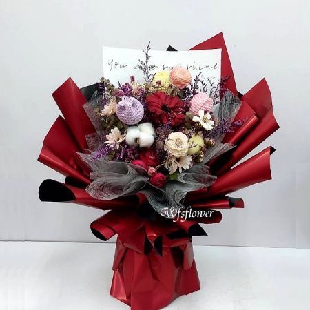 J130永生&乾燥花台南網路花店