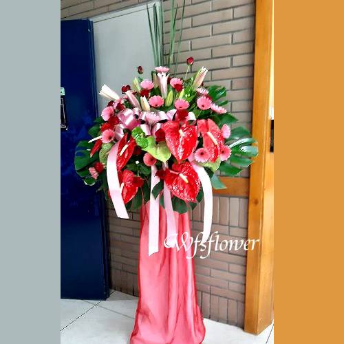 BL045優雅花柱各式會場布置台南市花店