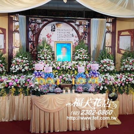 P122​板橋崇仁廳水果籃（2對）台北市辛亥路#板橋殯儀館水果籃#告別式水果籃