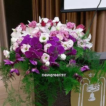 D004講台花精緻祝賀花禮開幕喬遷展覽祝賀