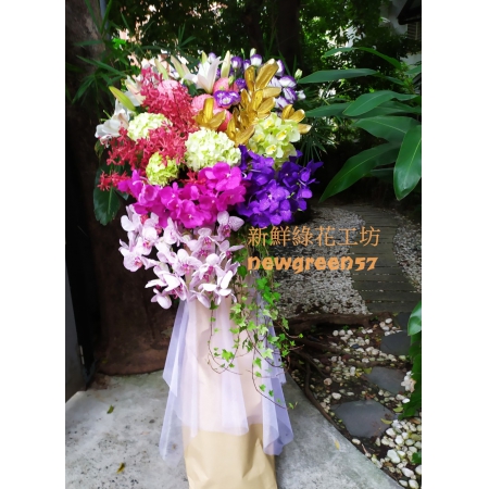 F005高架花籃開幕喜慶祝賀花禮