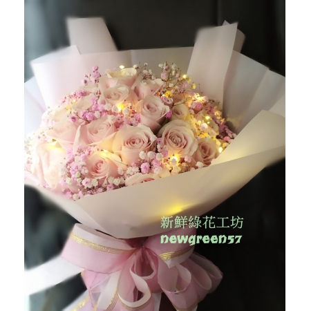 A016玫瑰花束情人節花束生日浪漫花束