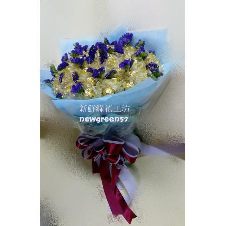 G003金莎巧克力花束金莎玩偶花束