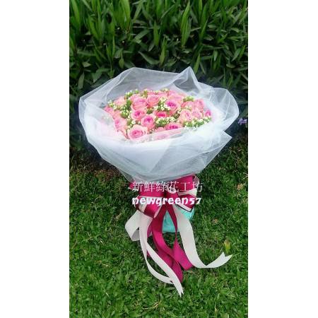 A018玫瑰花束浪漫花束