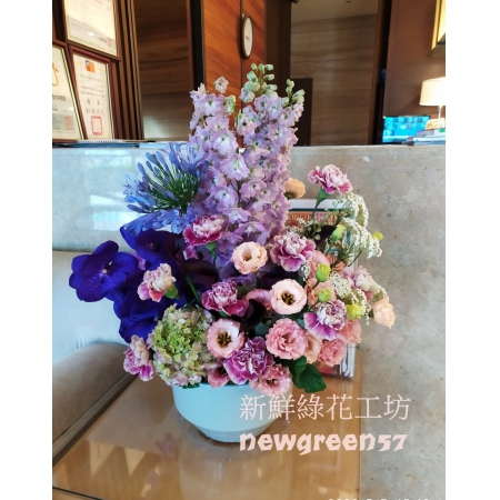 D027精緻盆花桌上型盆花