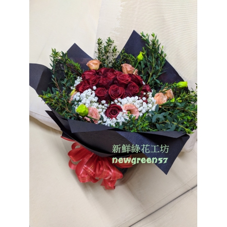 A045玫瑰花束情人節花束生日浪漫花束