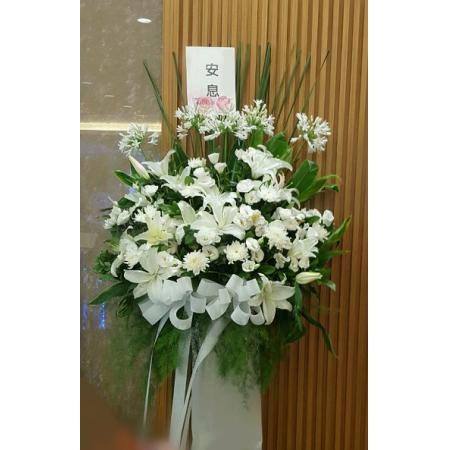K016高架花籃(一個)弔唁花禮