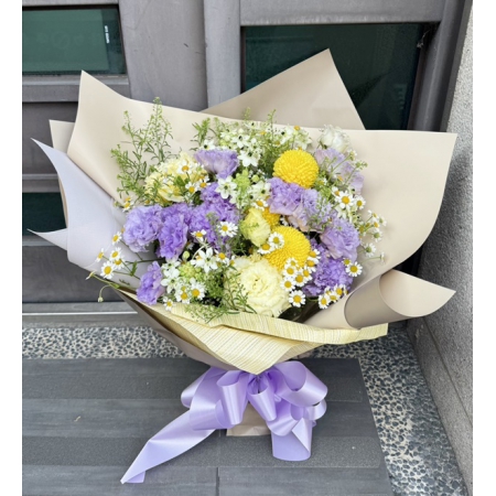 A0021深情的祝福傳情花束情人節生日花束