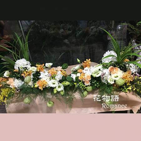 B015喜慶會場布置接待桌花禮台北市大安區花店